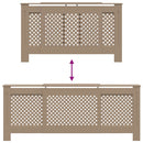 vidaXL MDF radiátorburkolat 205 cm