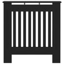 vidaXL fekete MDF radiátorburkolat 78 cm