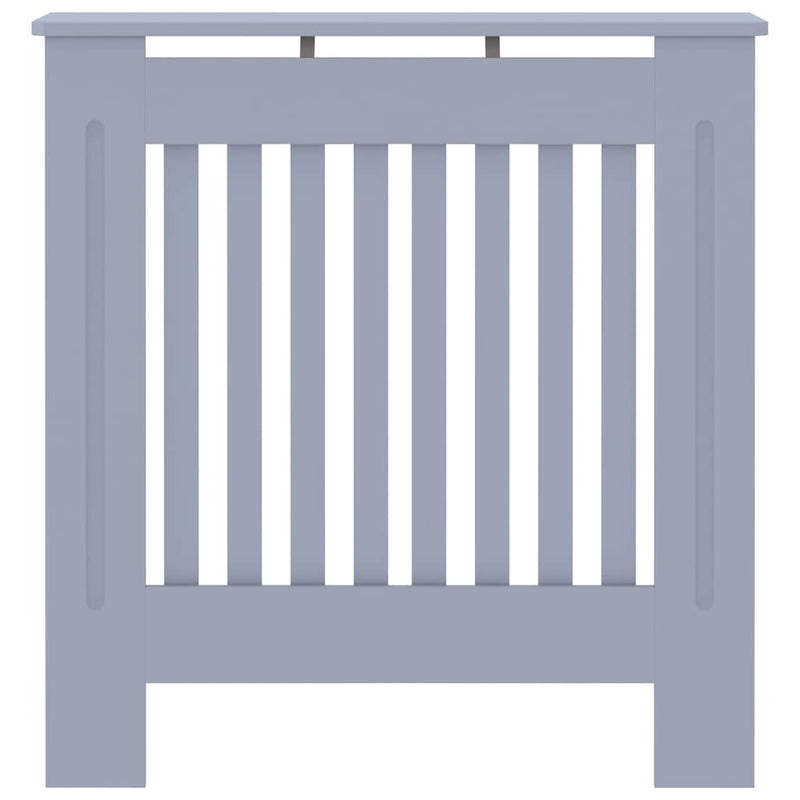 vidaXL szürke MDF radiátorburkolat 78 cm