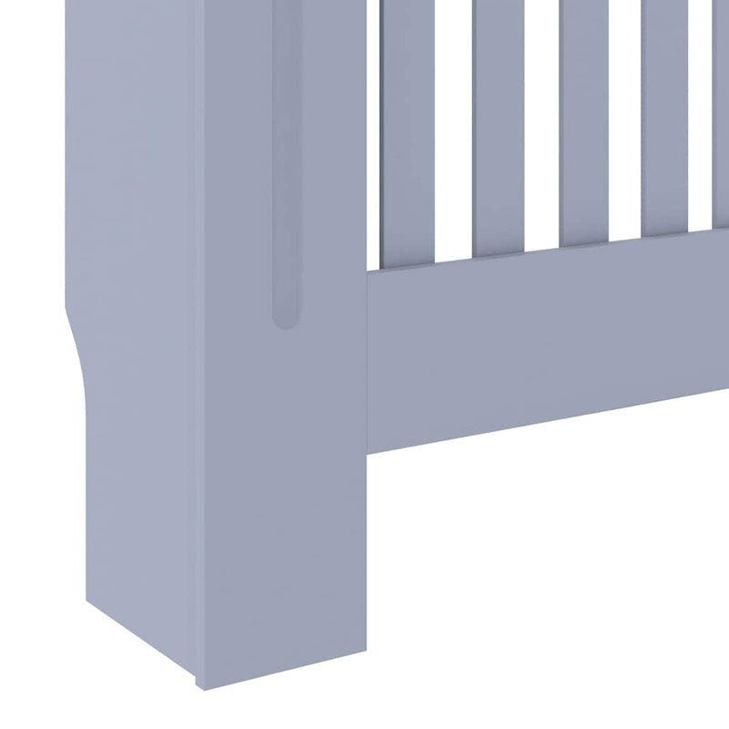 vidaXL szürke MDF radiátorburkolat 78 cm