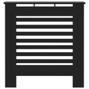vidaXL fekete MDF radiátorburkolat 78 cm