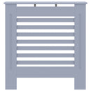 vidaXL szürke MDF radiátorburkolat 78 cm