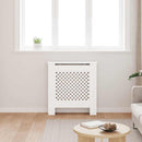 vidaXL fehér MDF radiátorburkolat 78 cm
