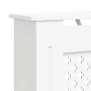 vidaXL fehér MDF radiátorburkolat 78 cm
