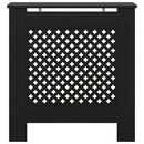 vidaXL fekete MDF radiátorburkolat 78 cm