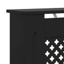 vidaXL fekete MDF radiátorburkolat 78 cm