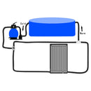 vidaXL napelemes medencefűtő panel 75 x 75 cm