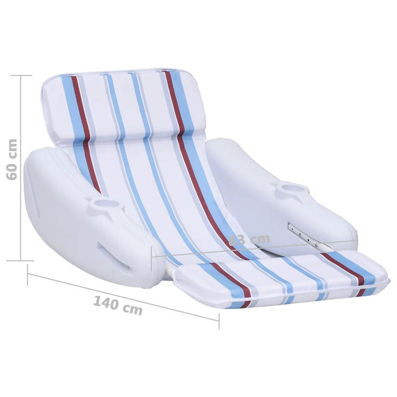 vidaXL medencefotel 140 x 83 x 60 cm