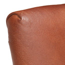 vidaXL 6 db barna valódi kecskebőr étkezőszék