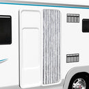 vidaXL szürke és fehér zsenília rovarfüggöny 56 x 200 cm