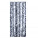 vidaXL kék és fehér zsenília rovarfüggöny 90 x 200 cm