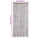 vidaXL barna és bézs zsenília rovarfüggöny 90 x 200 cm