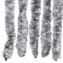vidaXL fehér és szürke zsenília rovarfüggöny 56 x 200 cm