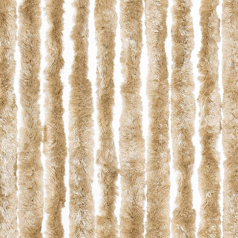 vidaXL bézs zsenília rovarfüggöny 90 x 200 cm