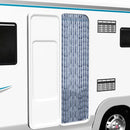 vidaXL ezüstszínű zsenília rovarfüggöny 56 x 200 cm