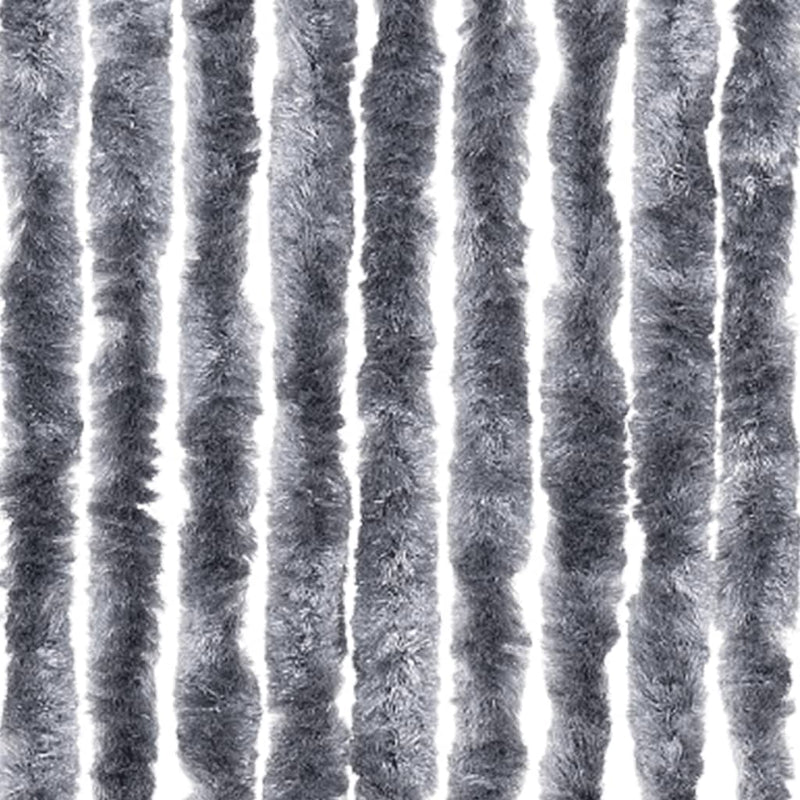 vidaXL ezüstszínű zsenília rovarfüggöny 118 x 220 cm