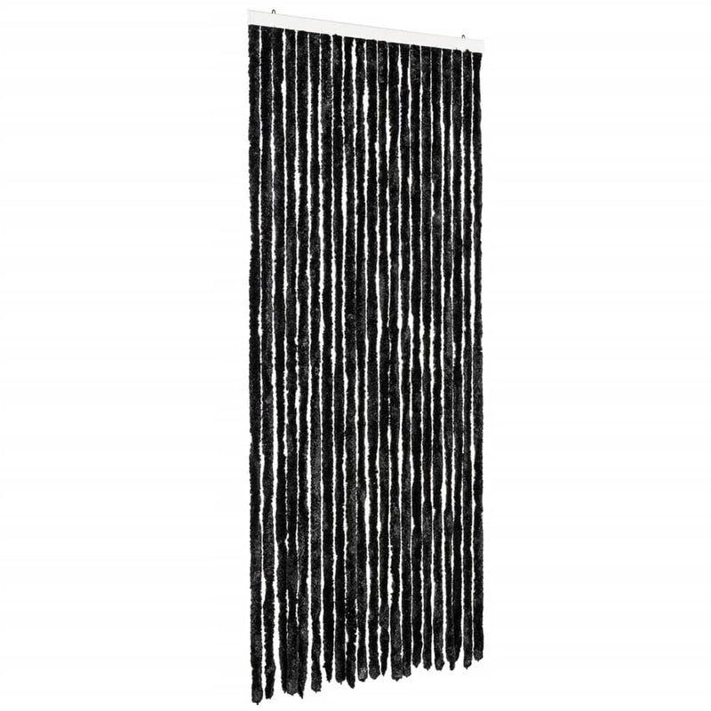 vidaXL antracitszürke zsenília rovarfüggöny 90 x 200 cm