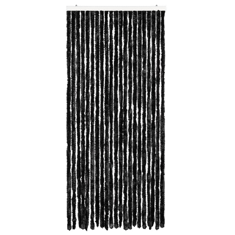 vidaXL antracitszürke zsenília rovarfüggöny 90 x 200 cm