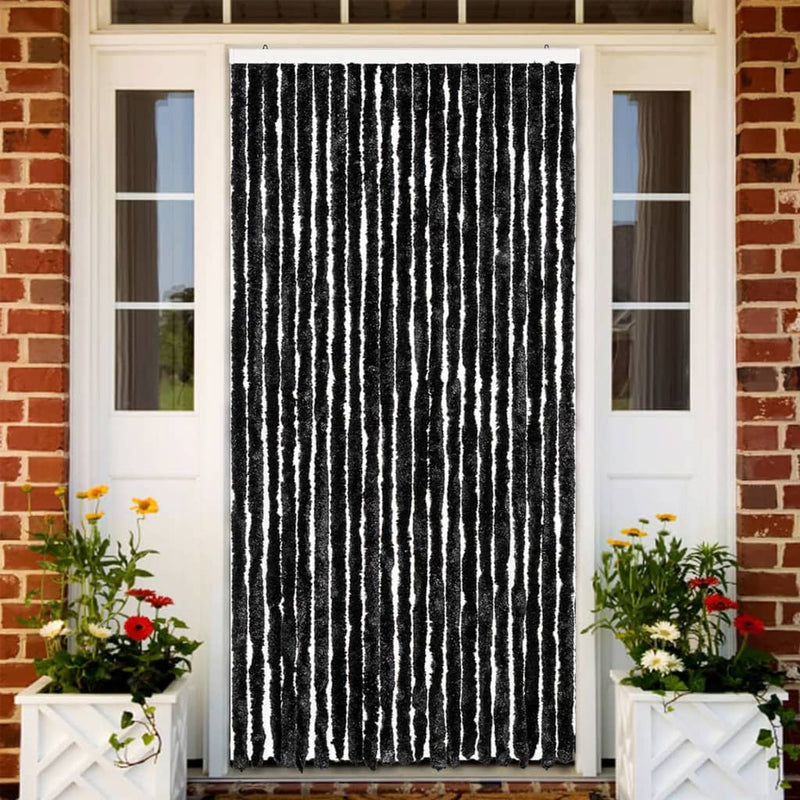 vidaXL antracitszürke zsenília rovarfüggöny 90 x 200 cm