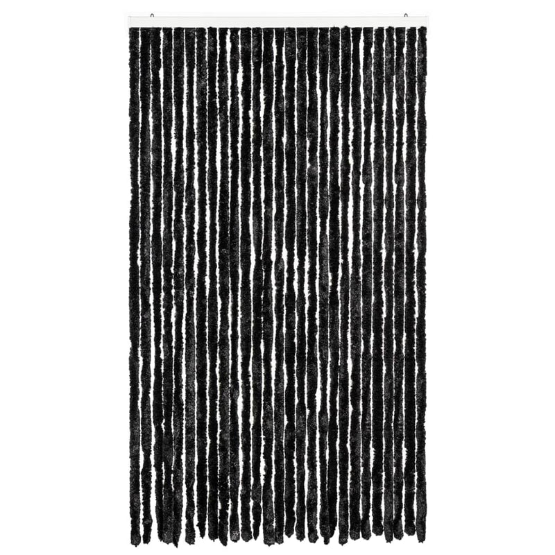 vidaXL antracitszürke zsenília rovarfüggöny 118 x 220 cm