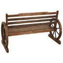vidaXL tömör fenyőfa kerti pad 112 cm
