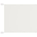 vidaXL fehér oxford-szövet függőleges napellenző 60 x 1200 cm