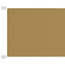 vidaXL bézs oxford-szövet függőleges napellenző 140x270 cm