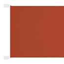 vidaXL terrakotta oxford-szövet függőleges napellenző 60 x 1200 cm