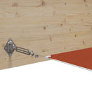 vidaXL terrakotta oxford-szövet függőleges napellenző 60 x 1200 cm