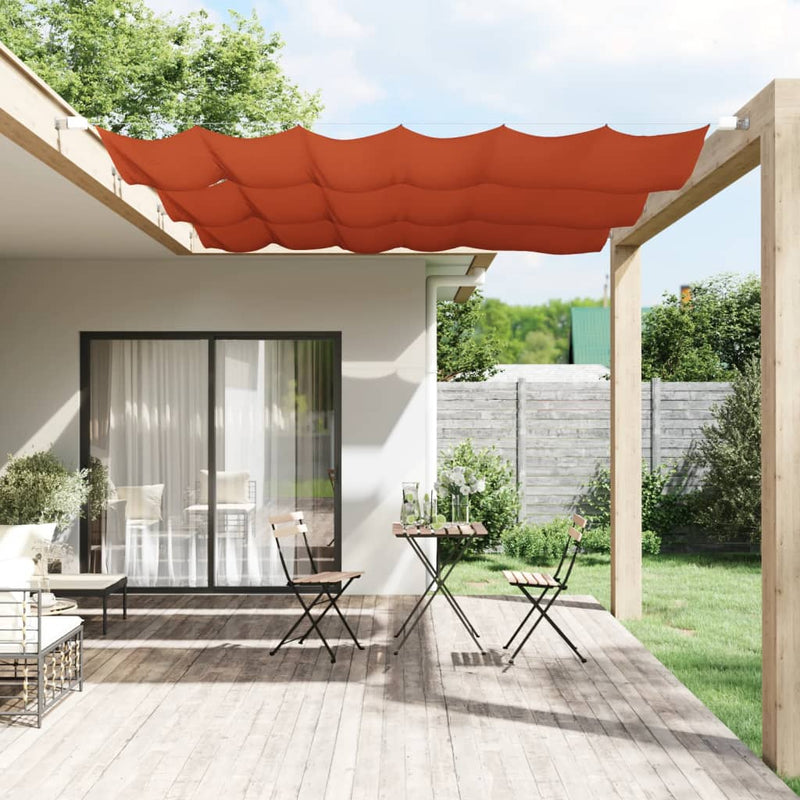 vidaXL terrakotta oxford-szövet függőleges napellenző 100x270 cm