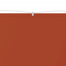 vidaXL terrakotta oxford-szövet függőleges napellenző 140 x 600 cm