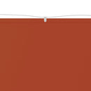 vidaXL terrakotta oxford-szövet függőleges napellenző 140 x 800 cm