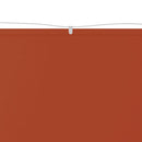 vidaXL terrakotta oxford-szövet függőleges napellenző 180 x 600 cm
