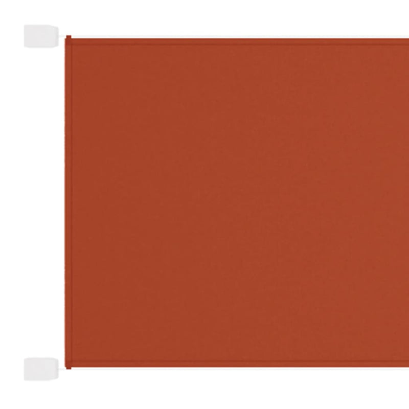 vidaXL terrakotta oxford-szövet függőleges napellenző 180 x 800 cm