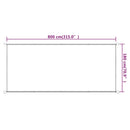 vidaXL terrakotta oxford-szövet függőleges napellenző 180 x 800 cm