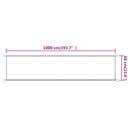 vidaXL tópszínű oxford-szövet függőleges napellenző 60 x 1000 cm