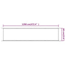 vidaXL tópszínű oxford-szövet függőleges napellenző 60 x 1200 cm