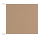 vidaXL tópszínű oxford-szövet függőleges napellenző 100x1000 cm