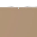 vidaXL tópszínű oxford-szövet függőleges napellenző 100 x 1200 cm