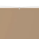 vidaXL bézs oxford-szövet függőleges napellenző 140 x 420 cm