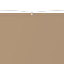 vidaXL bézs oxford-szövet függőleges napellenző 140x600 cm