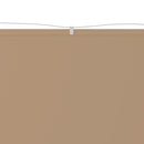 vidaXL bézs oxford-szövet függőleges napellenző 140x800 cm