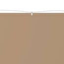 vidaXL bézs oxford-szövet függőleges napellenző 180x1000 cm