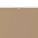 vidaXL bézs oxford-szövet függőleges napellenző 180x1200 cm