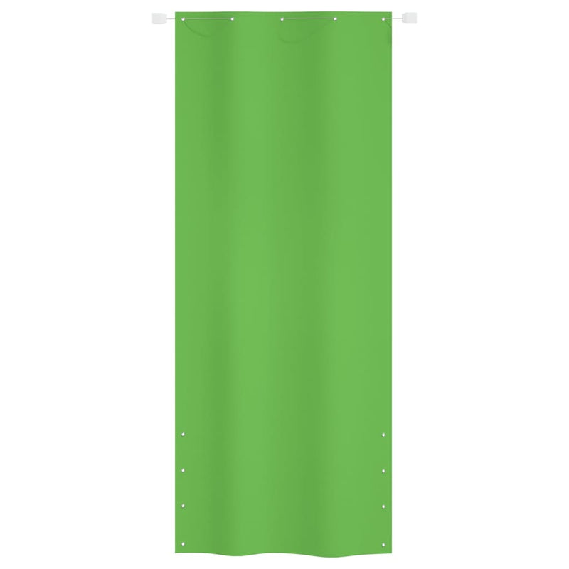 vidaXL világoszöld oxford-szövet erkélyparaván 100 x 240 cm
