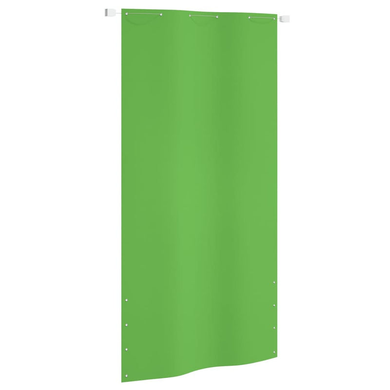 vidaXL világoszöld oxford-szövet erkélyparaván 120 x 240 cm