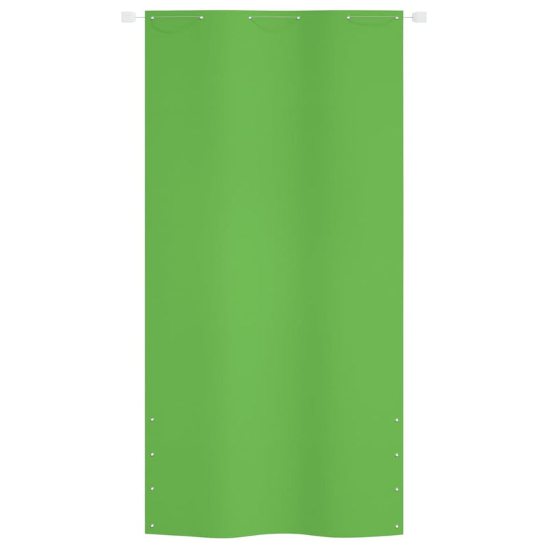 vidaXL világoszöld oxford-szövet erkélyparaván 120 x 240 cm