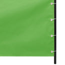 vidaXL világoszöld oxford-szövet erkélyparaván 140 x 240 cm