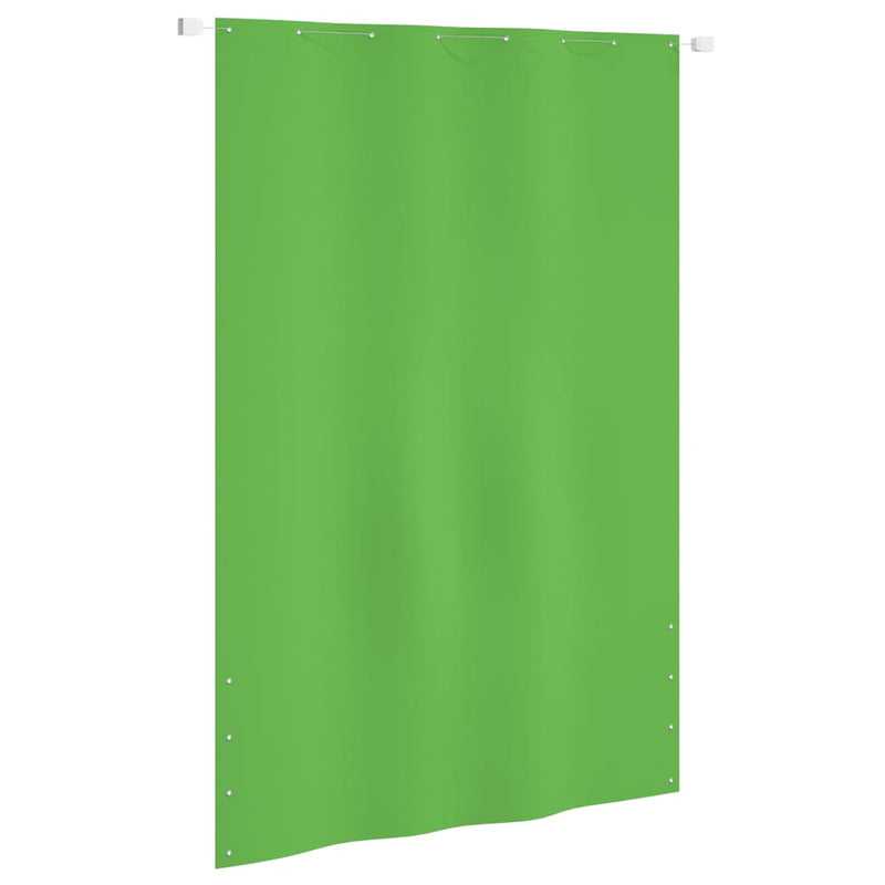 vidaXL világoszöld oxford-szövet erkélyparaván 160 x 240 cm
