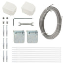 vidaXL kék oxford-szövet erkélyparaván 100 x 240 cm